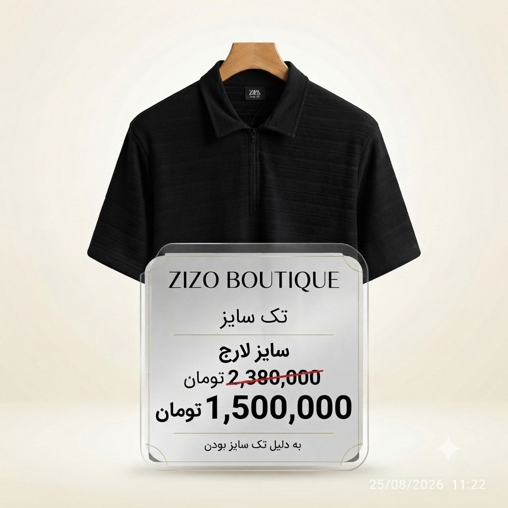 تیشرت تک سایز تخفیفی ۲